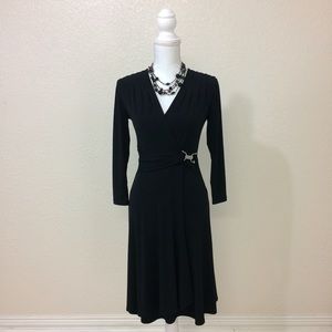 🔸NEW YORK & COMPANY Black Wrap Dress